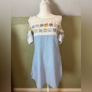 Xiong Li (Neko Atsume) Off the Shoulder Cat Shift Dress